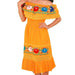 Vestido Artesanal Fino Bordado Color Amarillo para Mujer IMP-77351 - ImporMexico