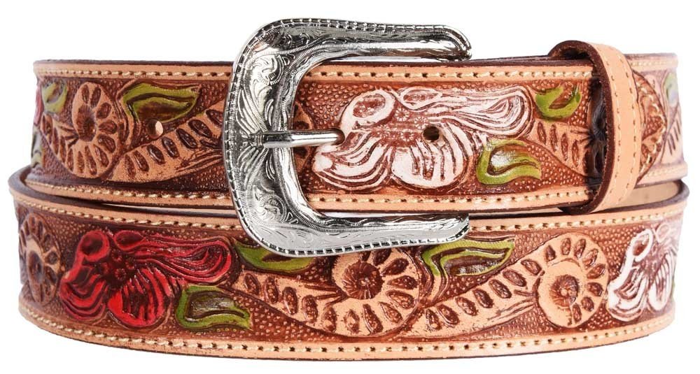 Women Genuine Leather Belt (Removable Buckle) - Cinto de Cuero Cincelado IMP-10833 - ImporMexico