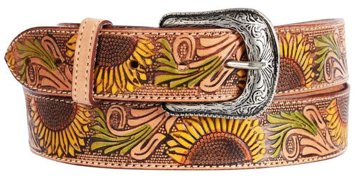 Women Genuine Leather Belt (Removable Buckle) - Cinto de Cuero Cincelado IMP-10834 - ImporMexico