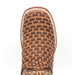 Women's Petatillo Leather Square Toe Boots Tan Choco H223133 - Hooch Boots