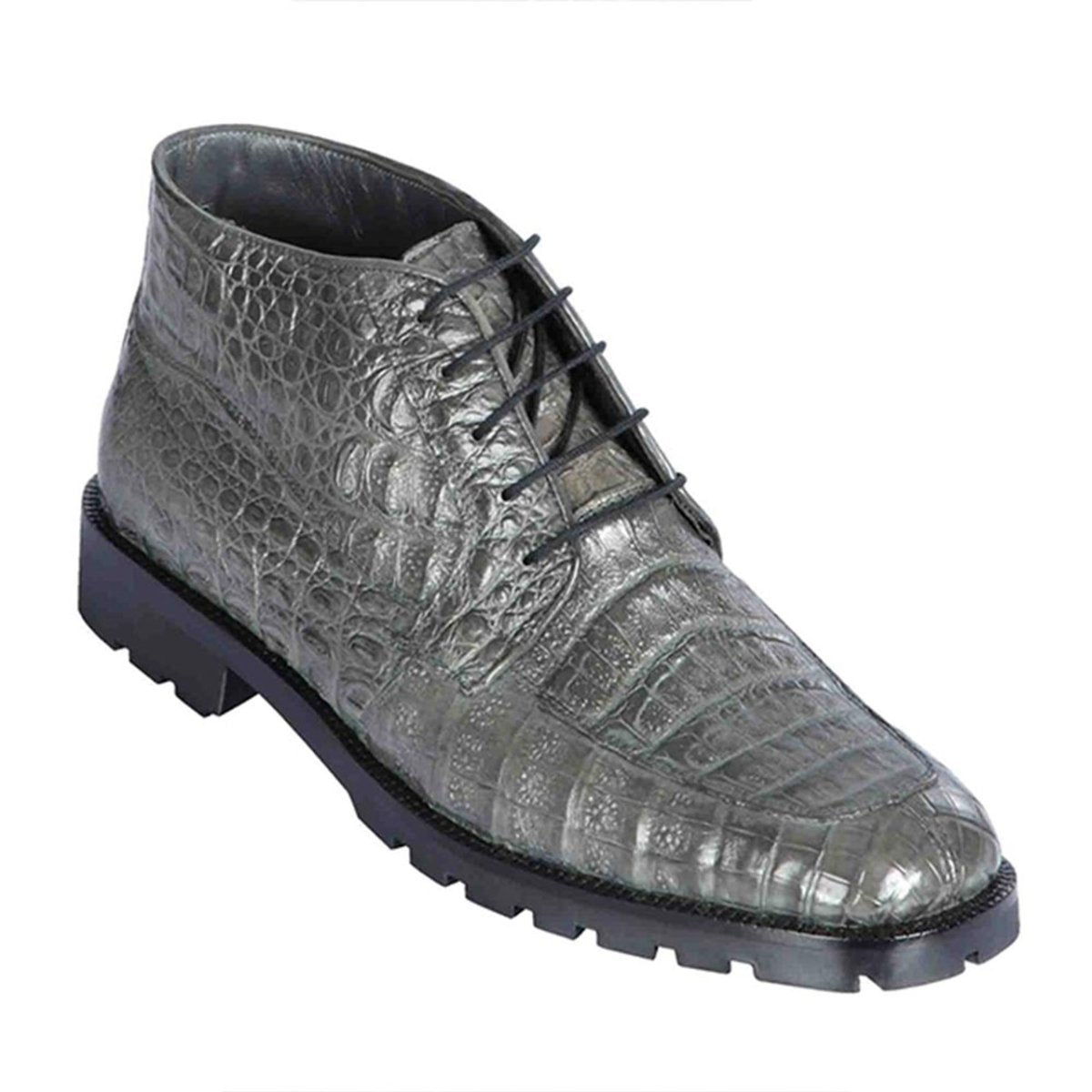 Zapato Botín de Caiman Panza Color Gris LAB-ZA2068209 - Los Altos Boots